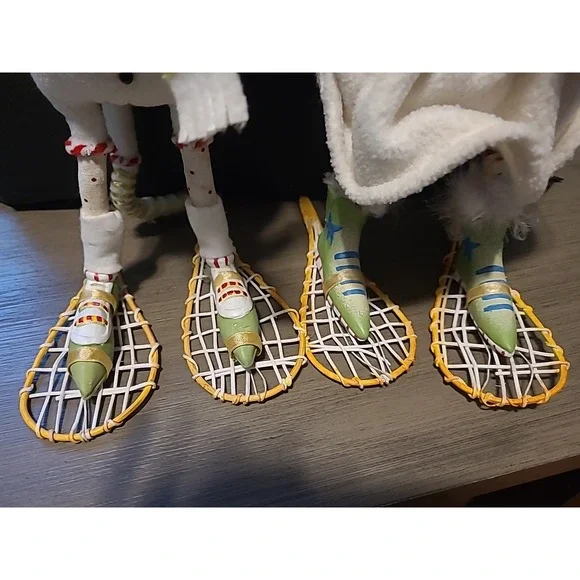 Dept 56 Patience Brewster Krinkles Male and Female Snow Dog 14" Figure 2005 Rare - Picture 4 of 12